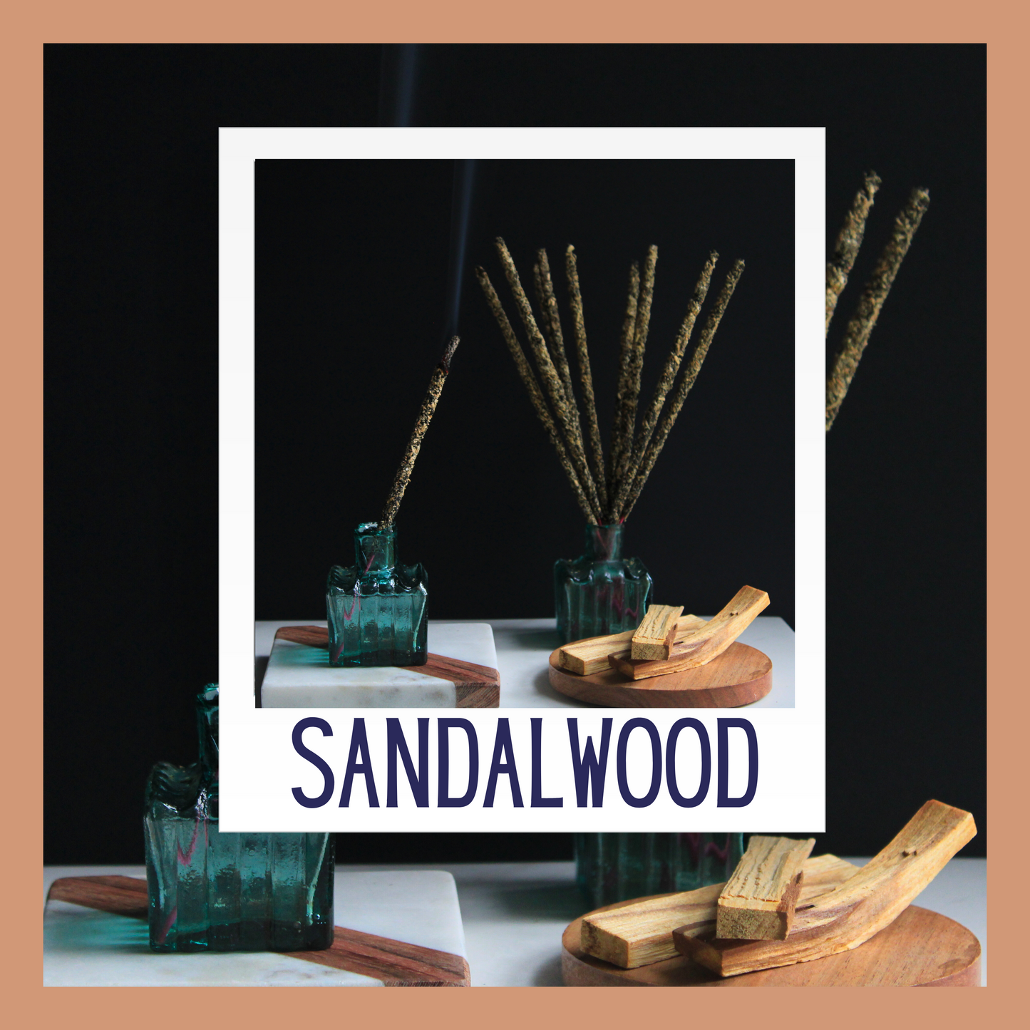 Artisan Hand-Rolled Incense Sticks - Sandalwood